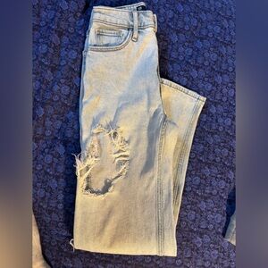 Hollister Light Blue High-Rise dad Jeans